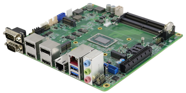 AMD Ryzen Embedded R2000 Powered Mini-ITX Motherboard